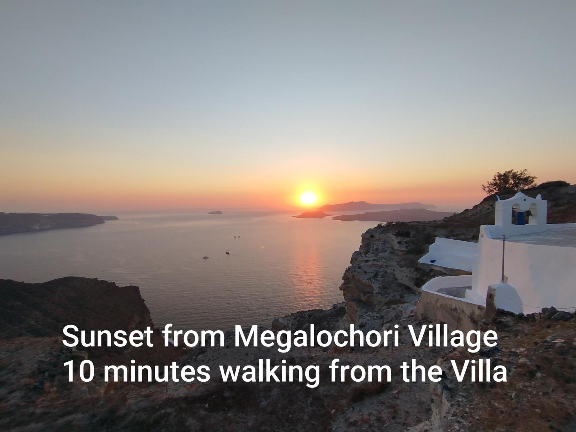 Aidos Villa Santorini Мегалохори Экстерьер фото